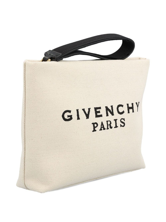 Givenchy Wallets Beige Cotton Linen Polyurethane