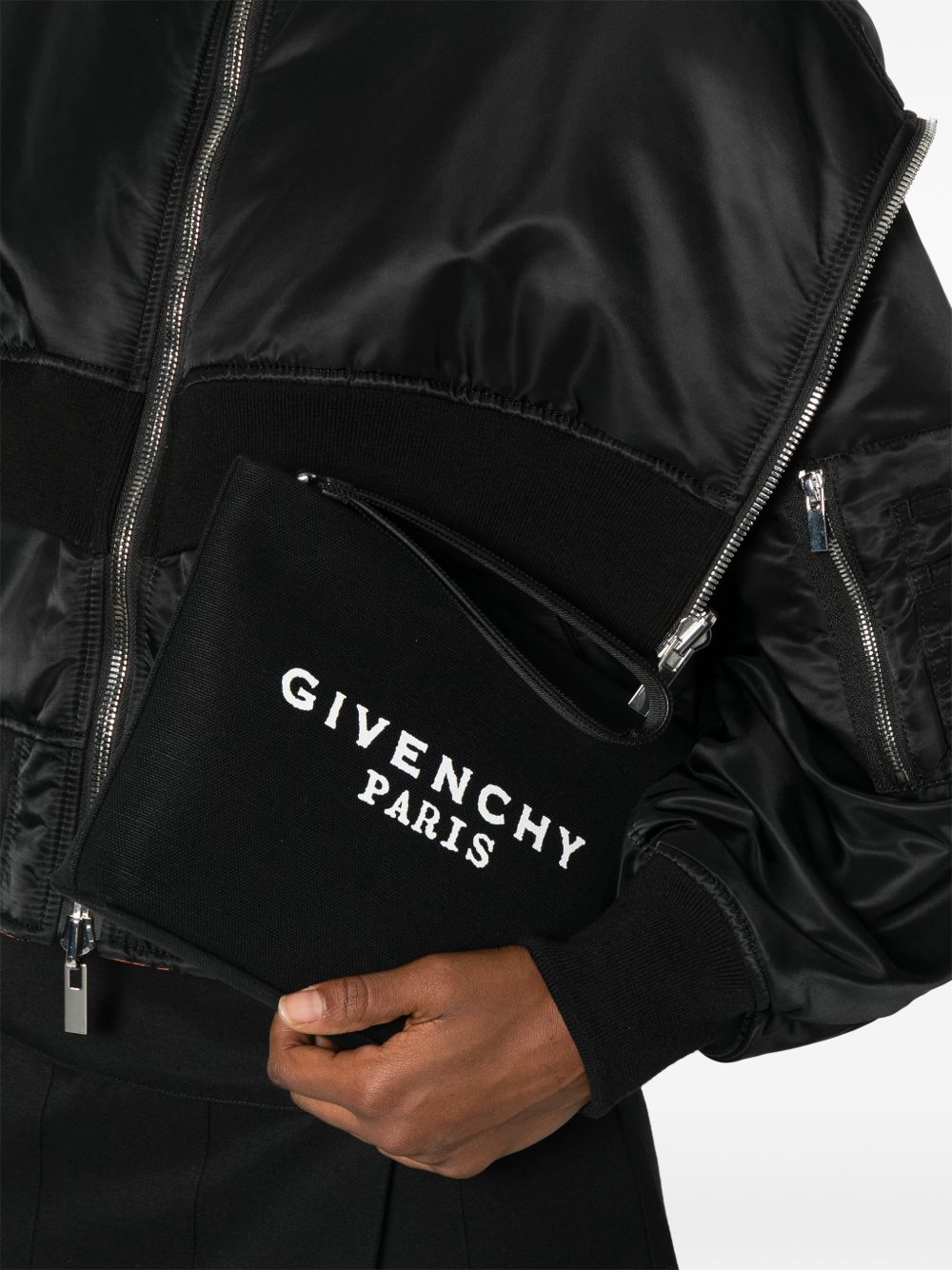 Givenchy Wallets Black Cotton Linen Polyurethane