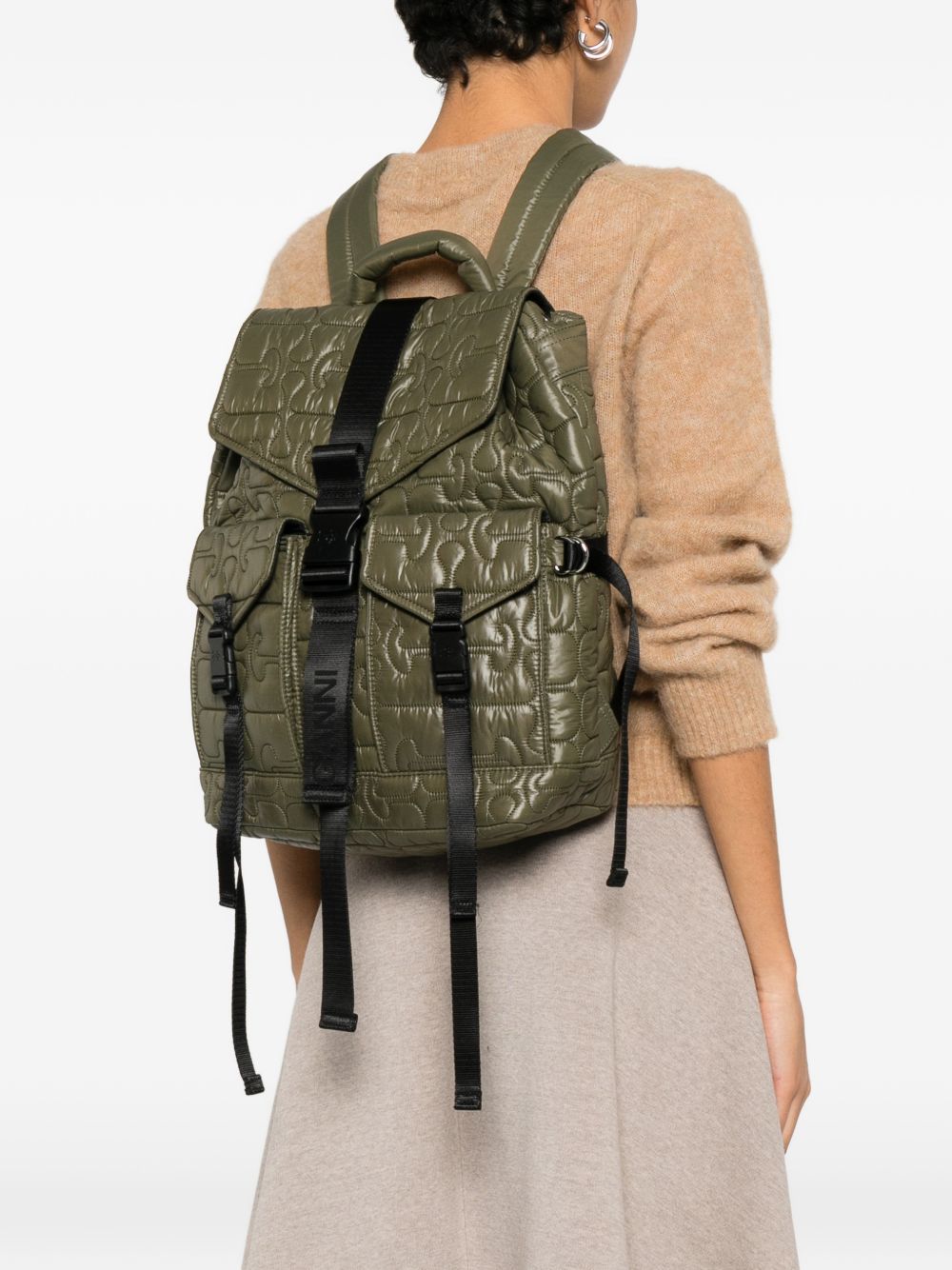 GANNI Bags Green Recycled Polyamide