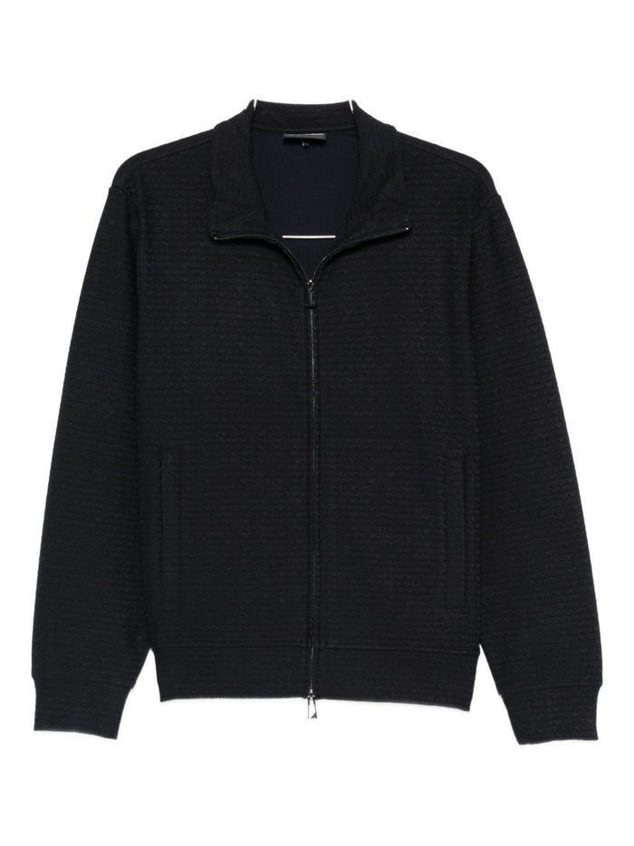 Emporio Armani Sweaters Blue Elastane