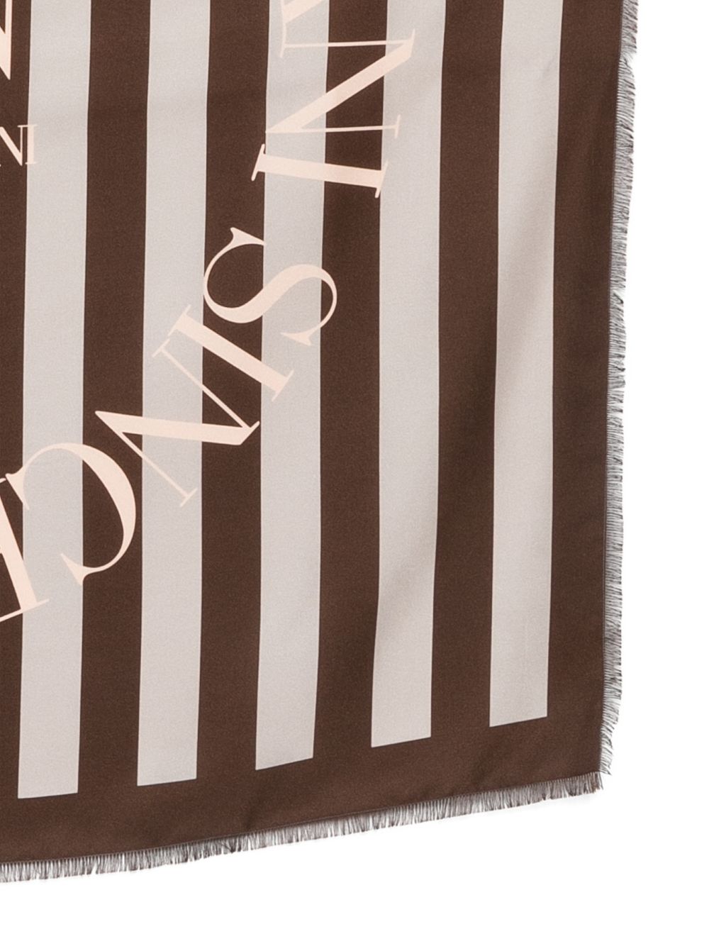 EMPORIO ARMANI CAPSULE PRE Scarfs Brown Silk