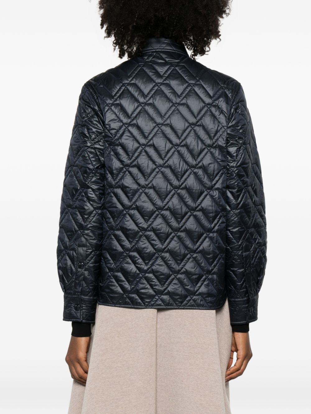 Moncler Shirts Blue Polyamide