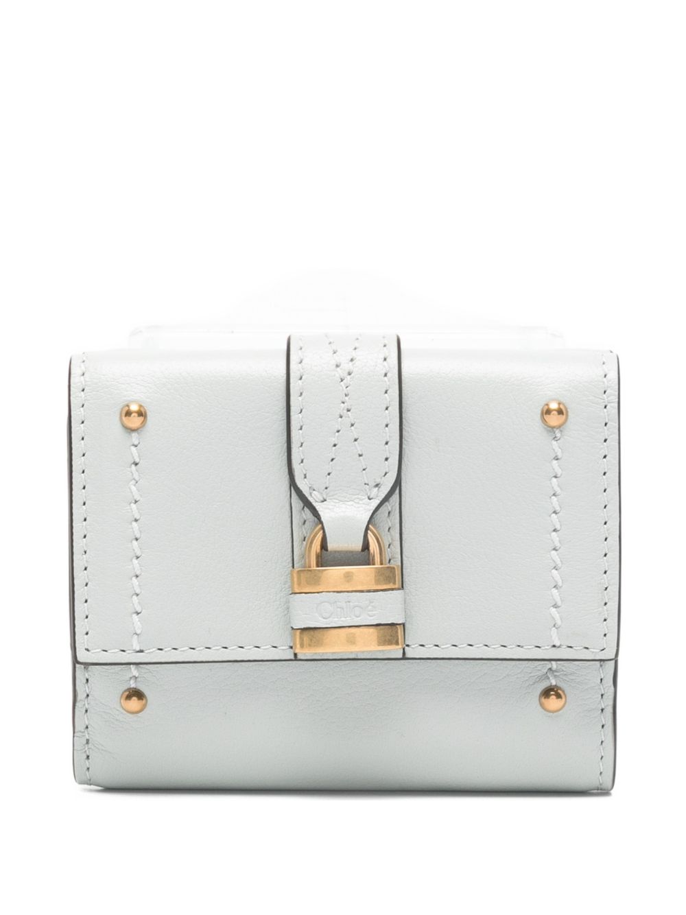 Chloè Wallets Clear Blue Leather