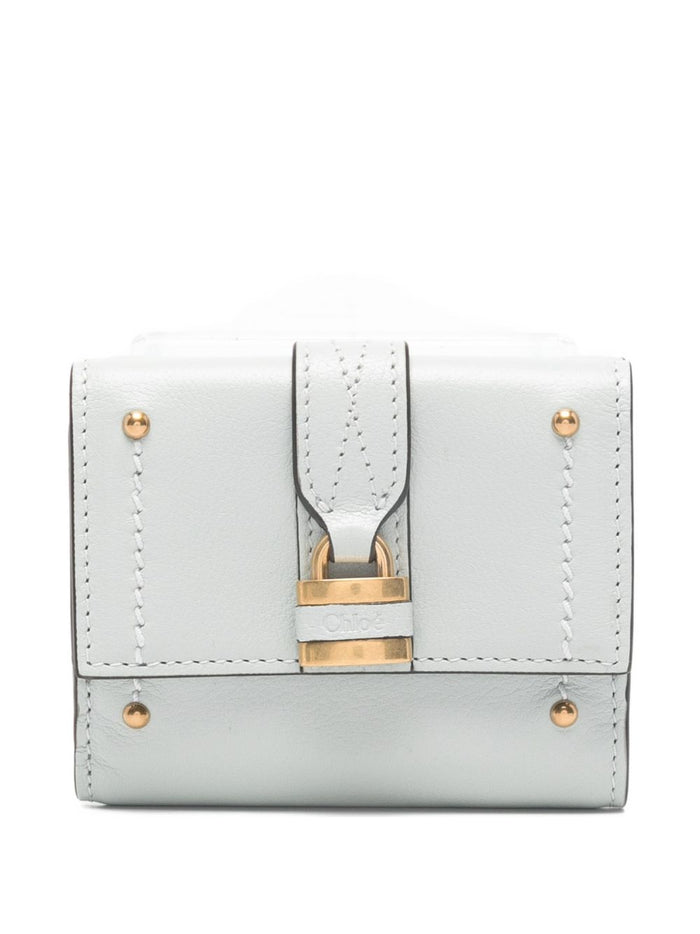 Chloè Wallets Clear Blue Leather