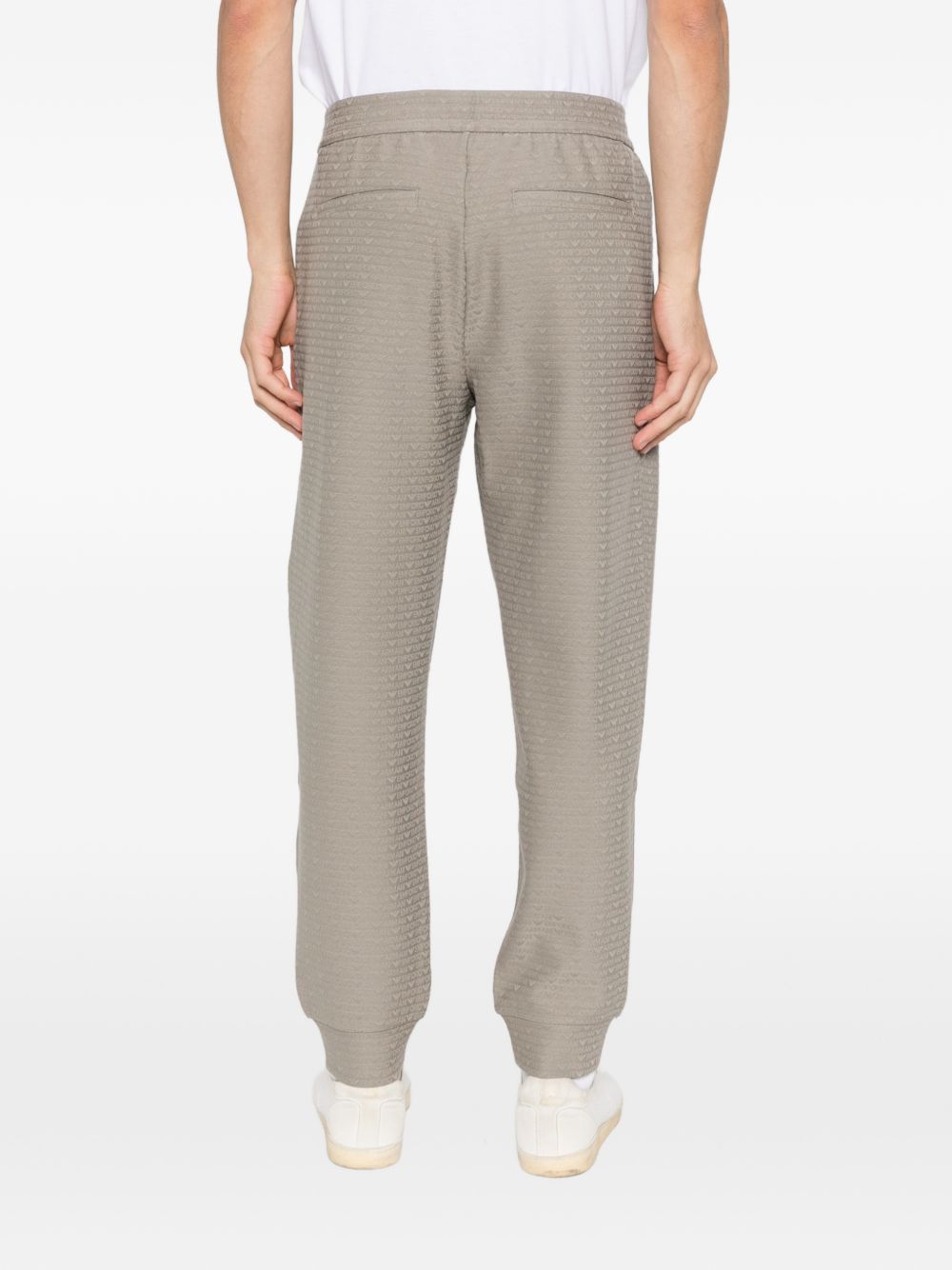 Emporio Armani Trousers Dove Grey Elastane