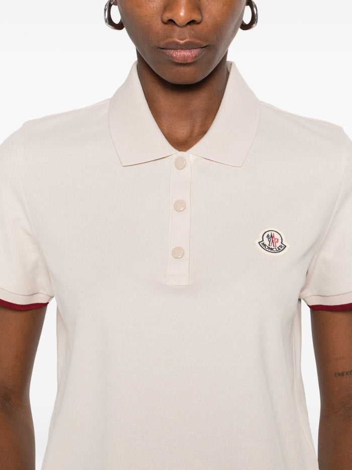 Moncler T-shirts and Polos Dove Grey Cotton