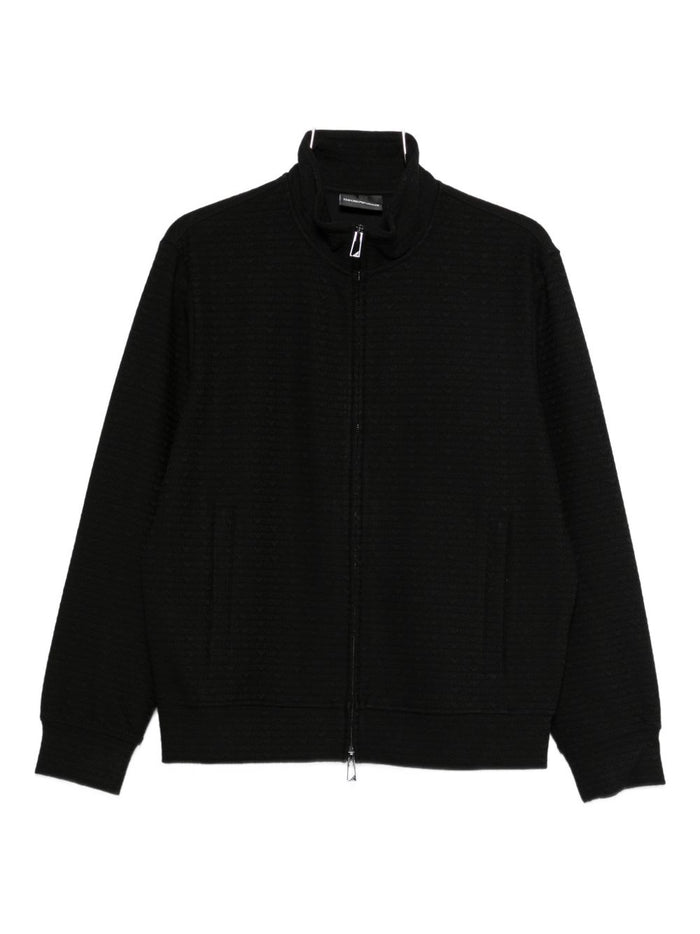 Emporio Armani Sweaters Black Elastane