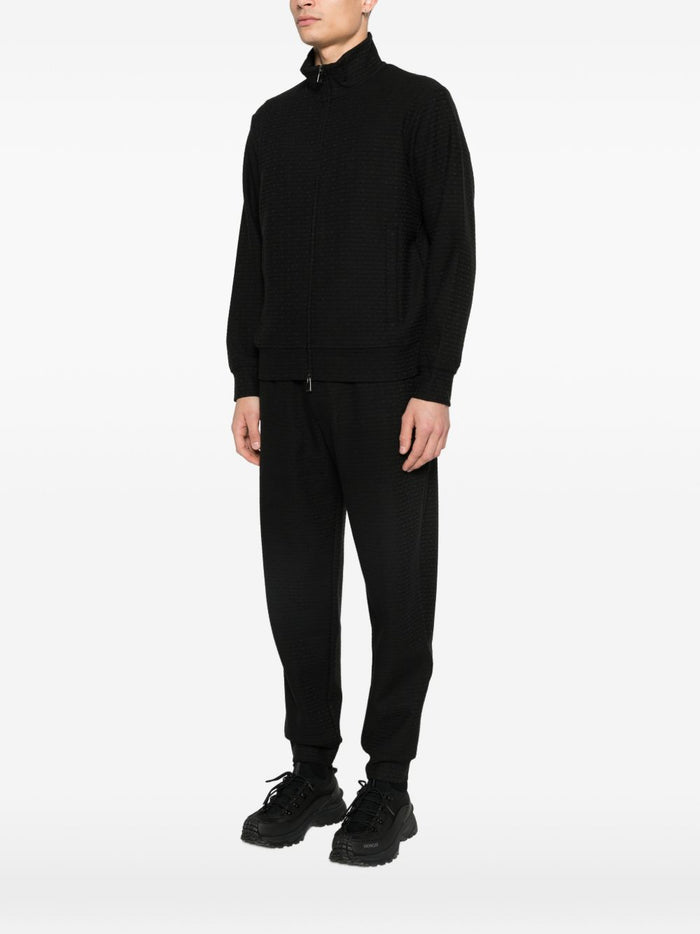 Emporio Armani Sweaters Black Elastane