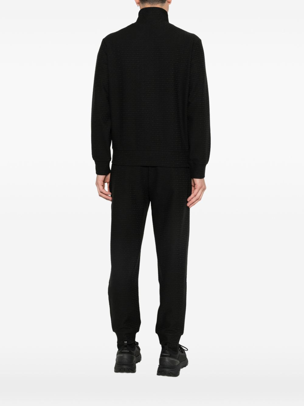 Emporio Armani Sweaters Black Elastane