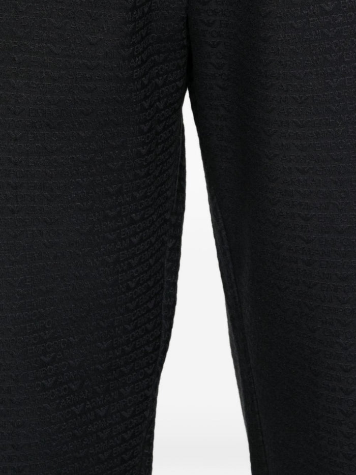 Emporio Armani Trousers Blue Elastane