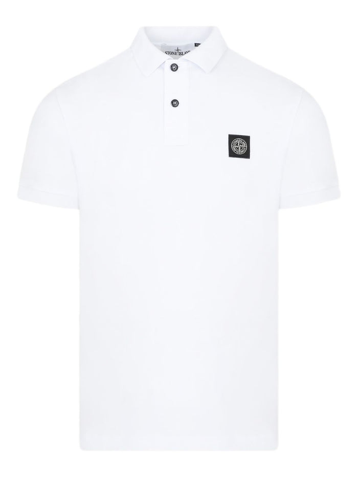 Stone Island T-shirts and Polos White Elastan