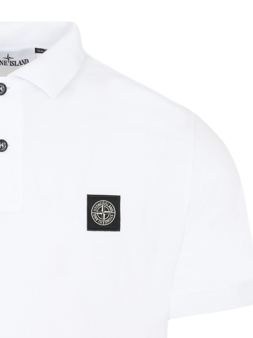 Stone Island T-shirts and Polos White Elastan