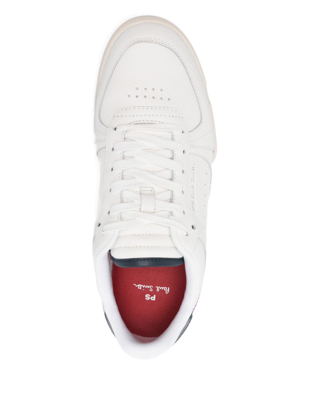 PS By Paul Smith Sneakers White Cow Leather Upper/rubber Sole