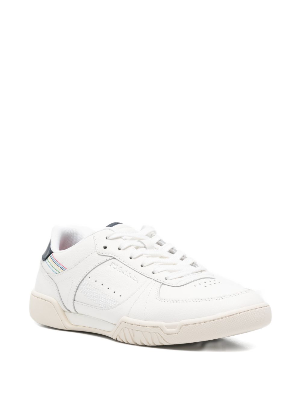 PS By Paul Smith Sneakers White Cow Leather Upper/rubber Sole