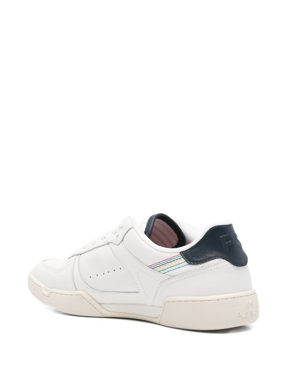 PS By Paul Smith Sneakers White Cow Leather Upper/rubber Sole