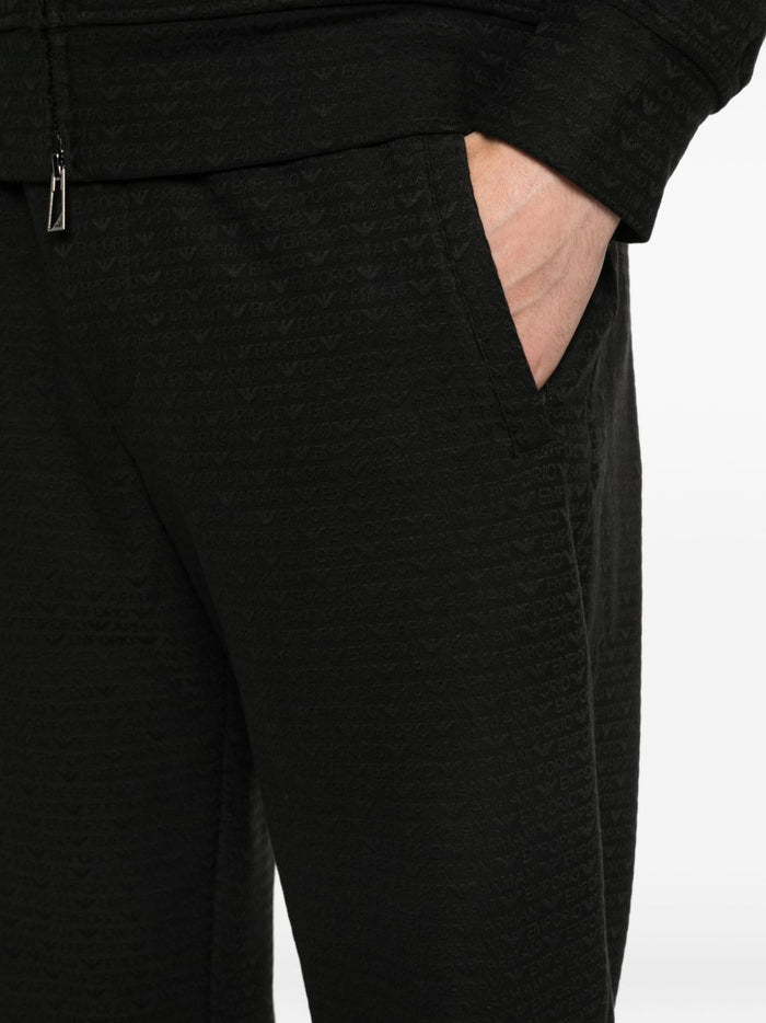 Emporio Armani Trousers Black Elastane