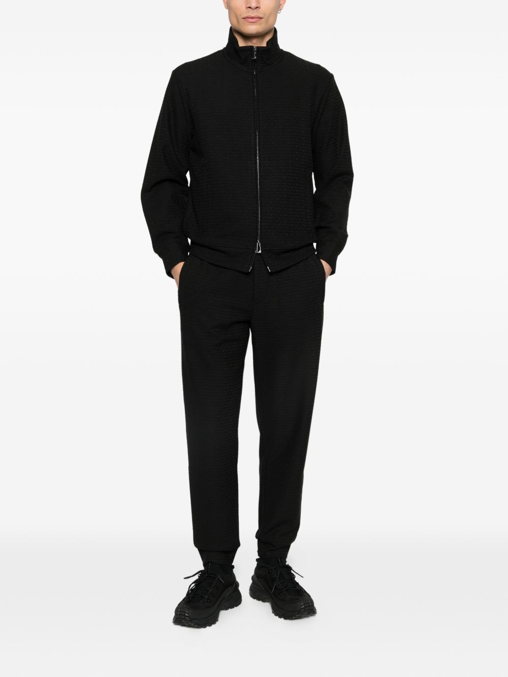 Emporio Armani Trousers Black Elastane