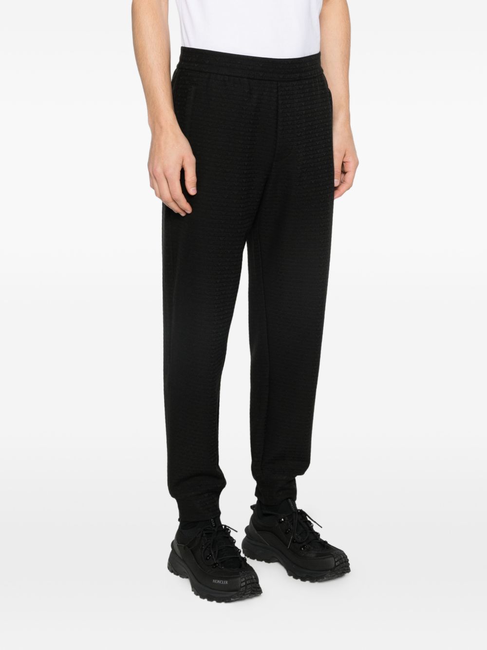 Emporio Armani Trousers Black Elastane