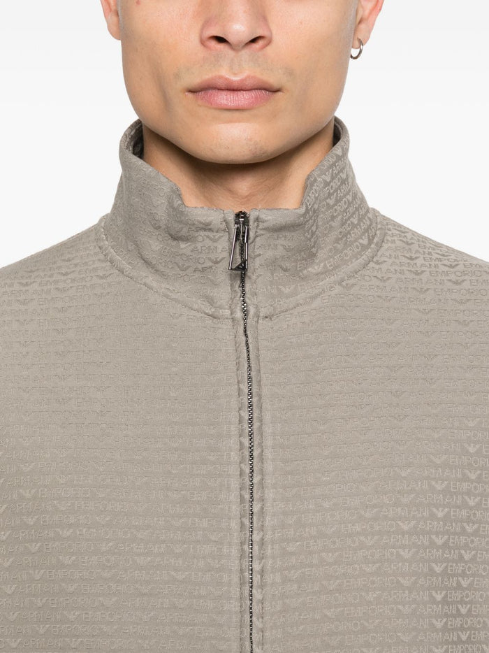 Emporio Armani Sweaters Dove Grey Elastane