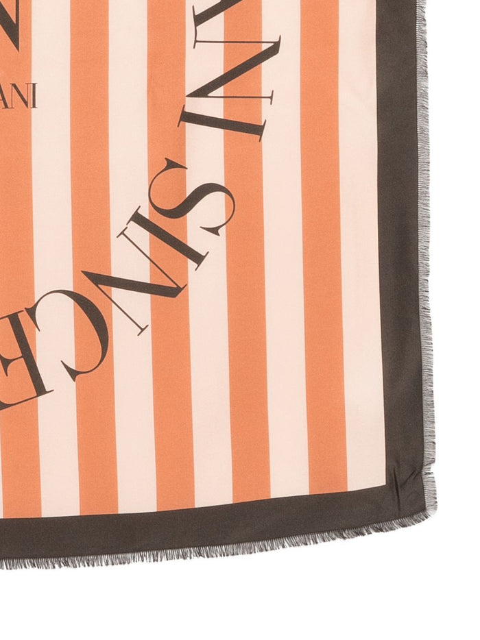 EMPORIO ARMANI CAPSULE PRE Scarfs Pink Silk
