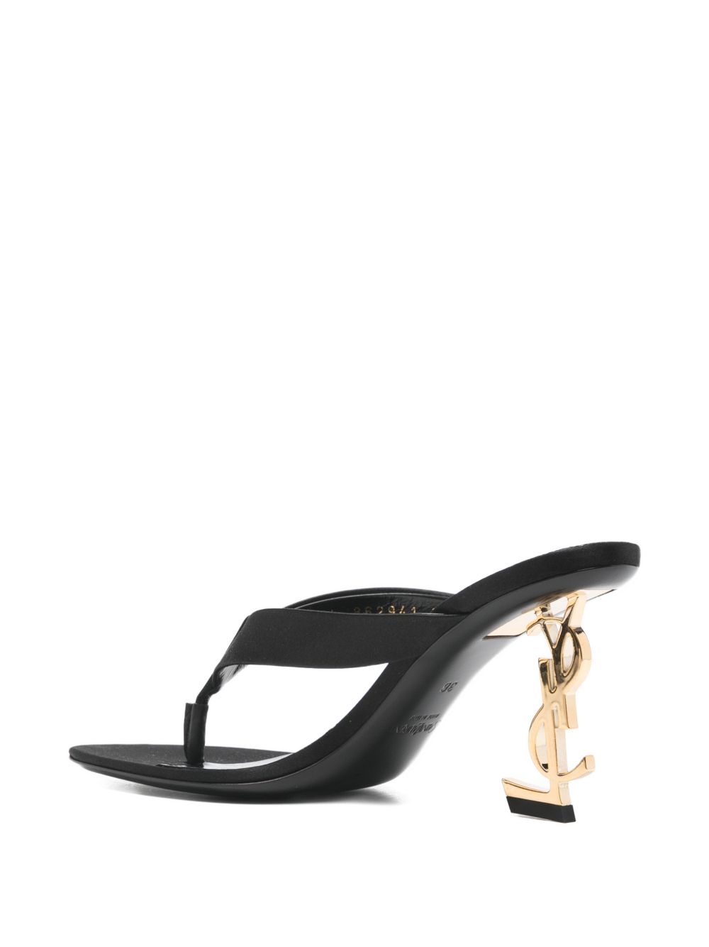 Saint Laurent Sandals Black Fabric