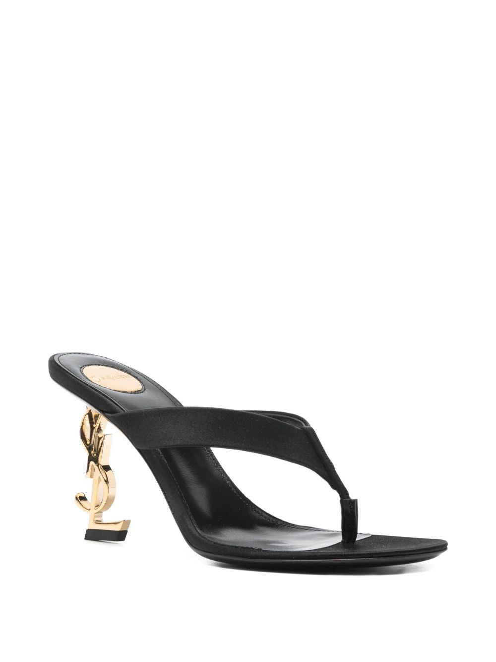 Saint Laurent Sandals Black Fabric