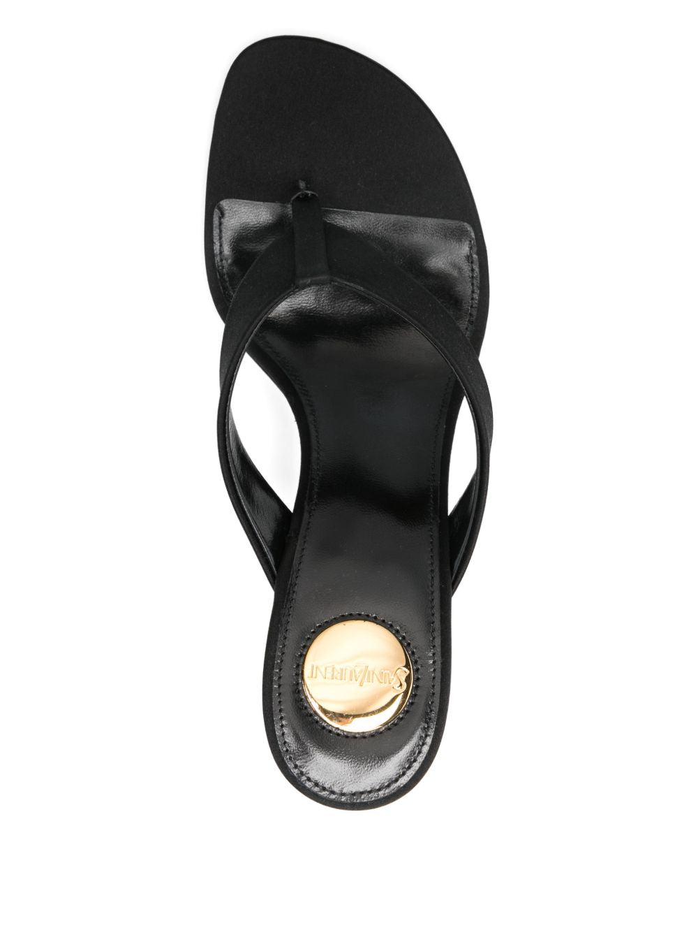 Saint Laurent Sandals Black Fabric