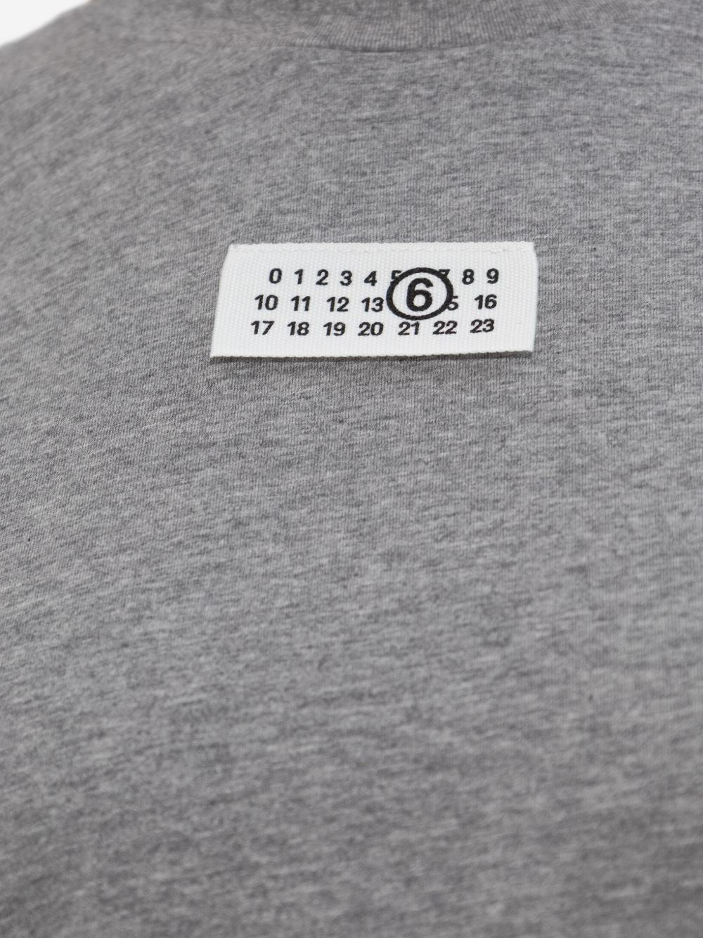 Mm6 Maison Margiela T-Shirts And Polos Grey Cotton