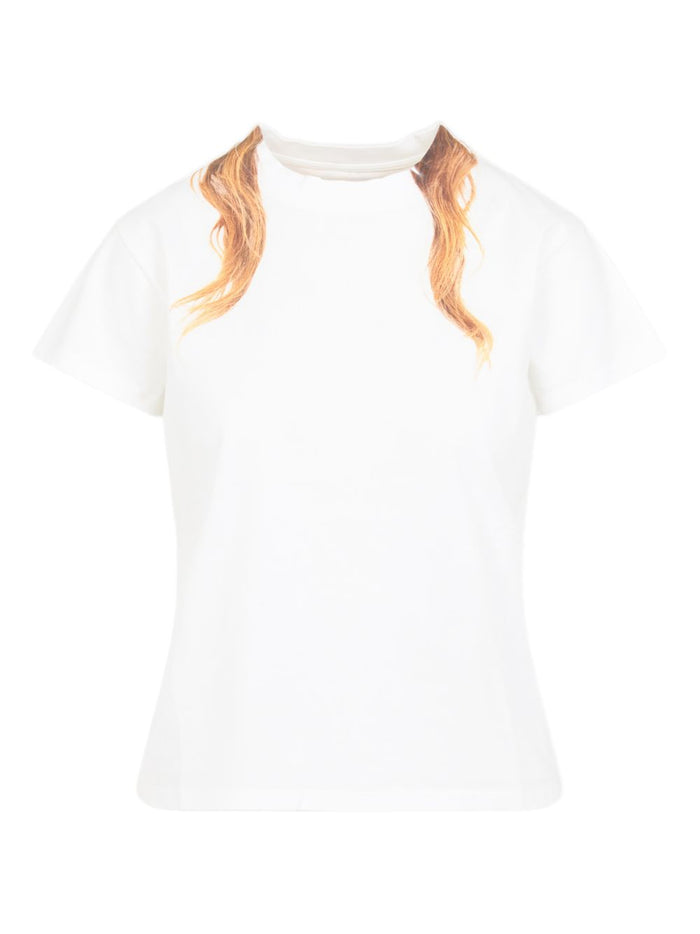 MM6 Maison Margiela T-shirts and Polos White Cotton