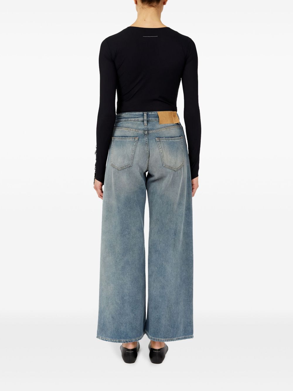 Mm6 Maison Margiela Jeans Clear Blue Cotton