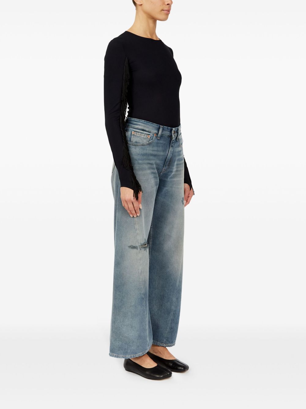 Mm6 Maison Margiela Jeans Clear Blue Cotton