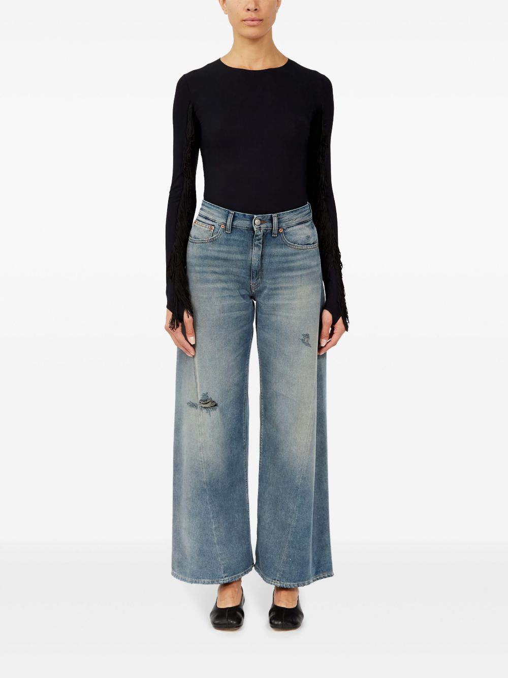 Mm6 Maison Margiela Jeans Clear Blue Cotton