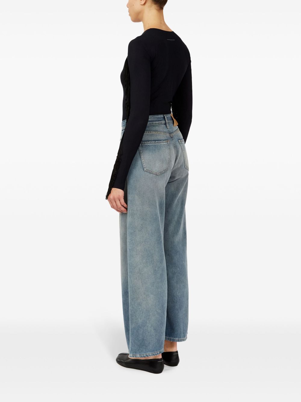 Mm6 Maison Margiela Jeans Clear Blue Cotton