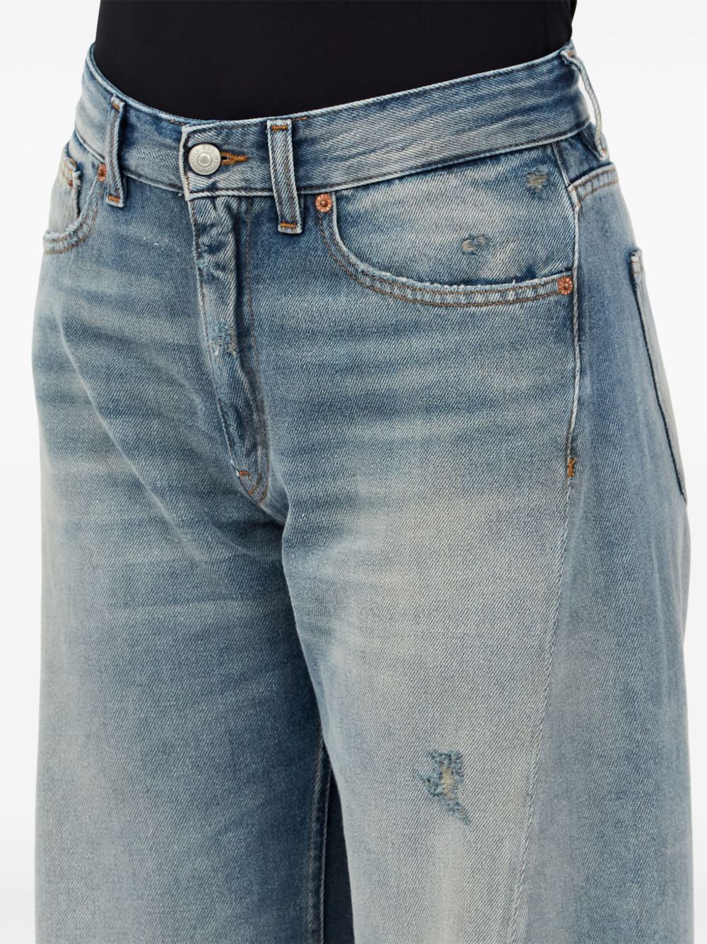 Mm6 Maison Margiela Jeans Clear Blue Cotton