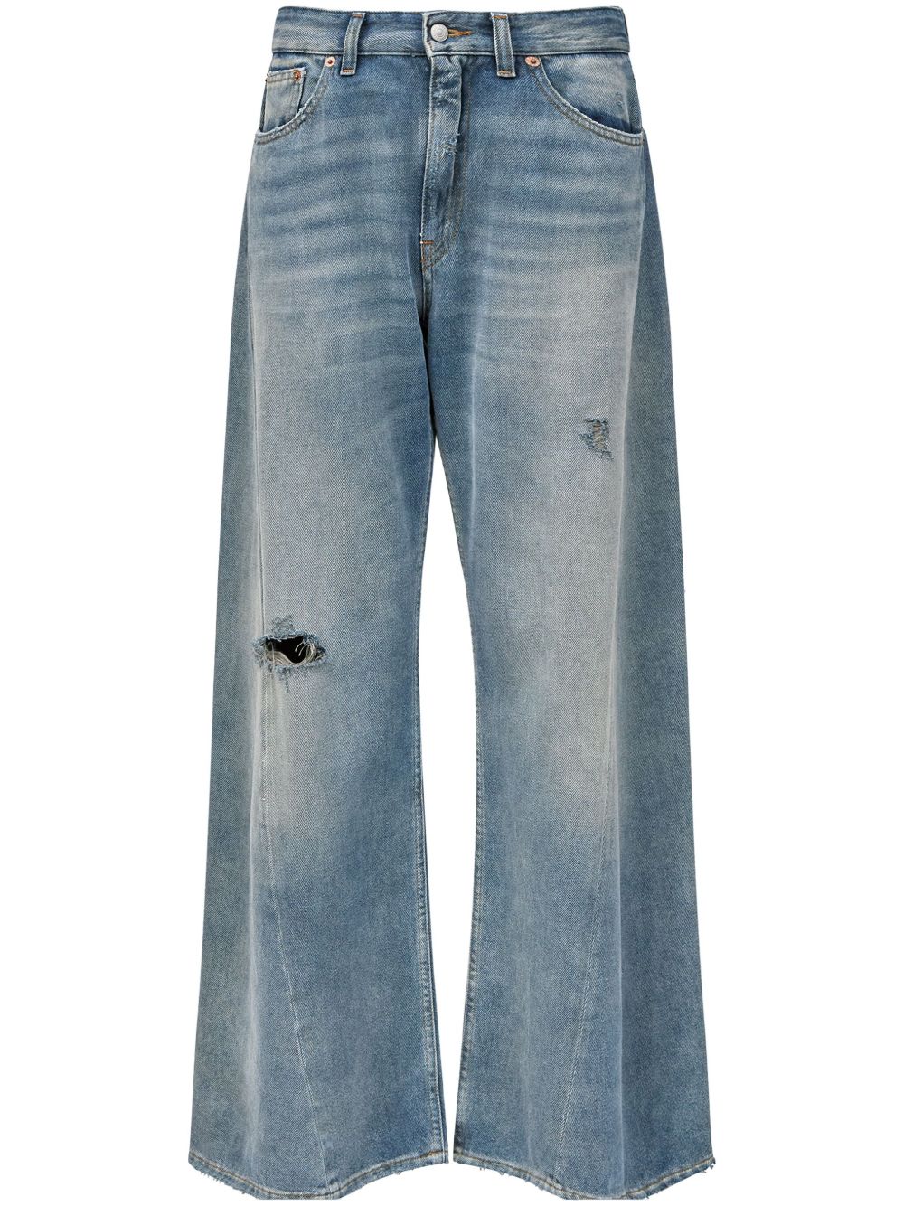 Mm6 Maison Margiela Jeans Clear Blue Cotton