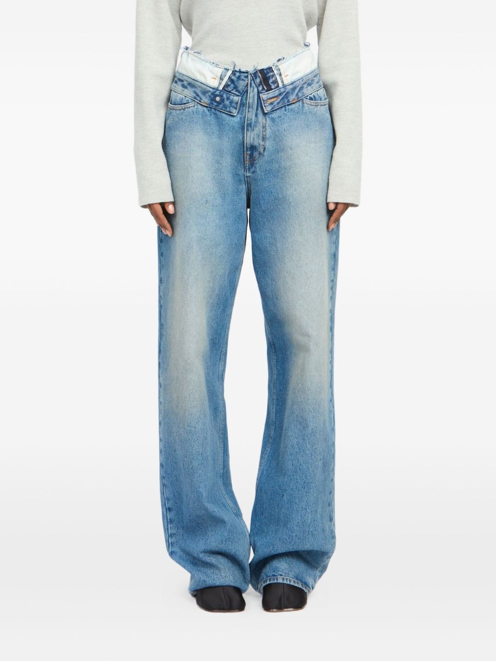Mm6 Maison Margiela Jeans Clear Blue Cotton