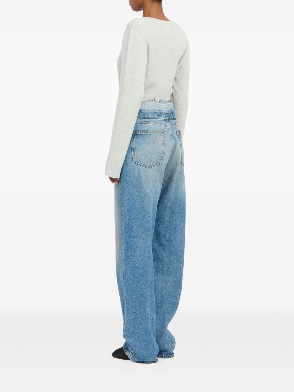 Mm6 Maison Margiela Jeans Clear Blue Cotton