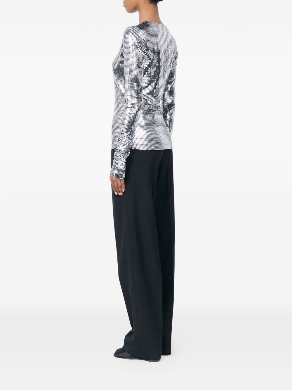 Mm6 Maison Margiela Top Silver