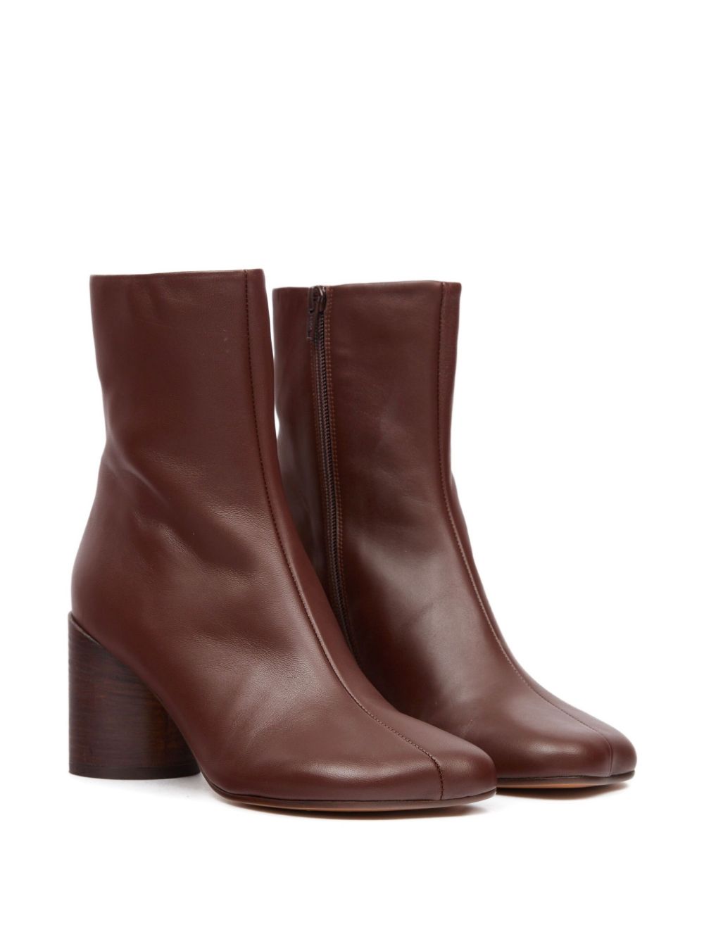 Mm6 Maison Margiela Boots Leather Brown Bovine