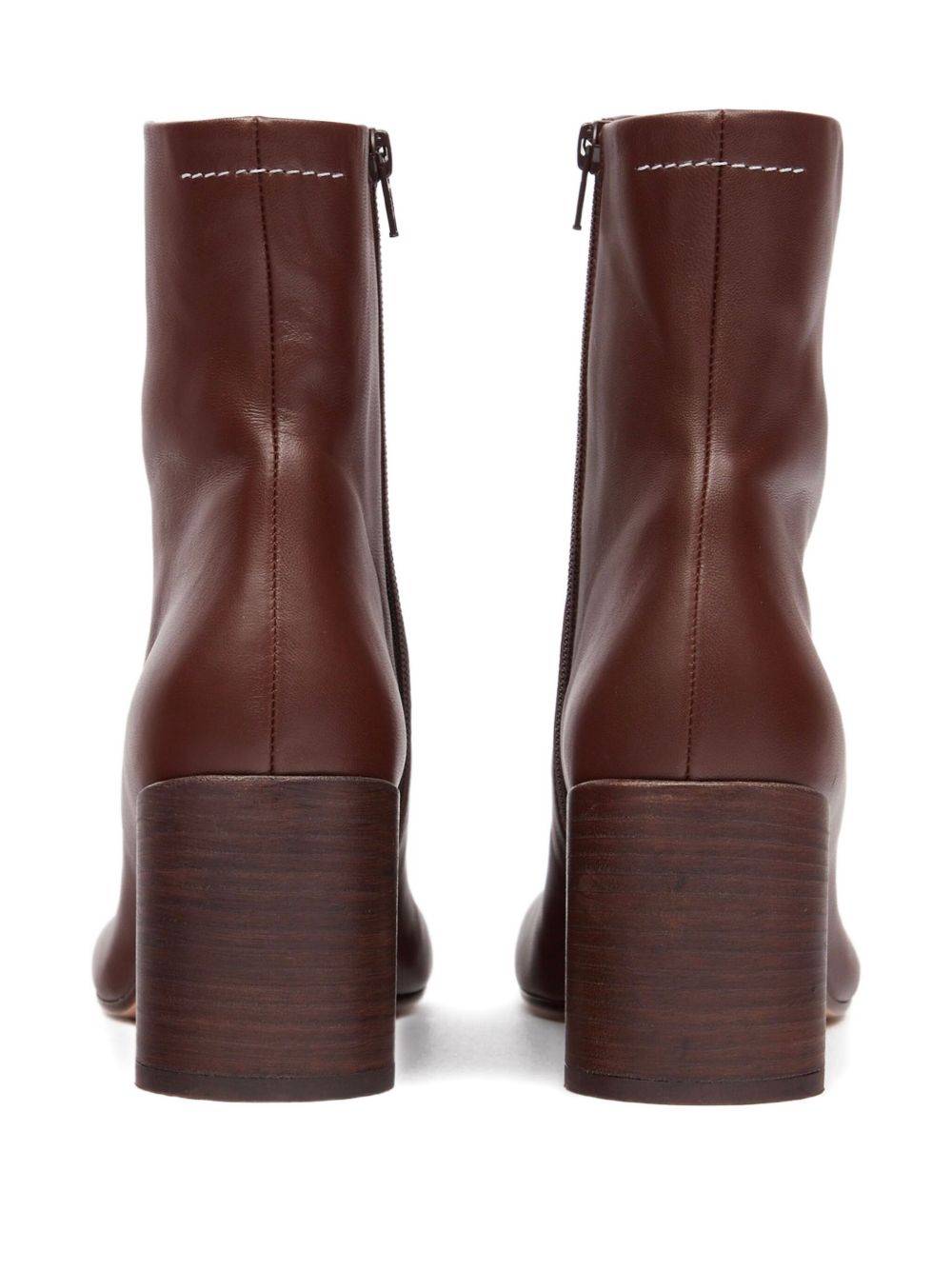 Mm6 Maison Margiela Boots Leather Brown Bovine