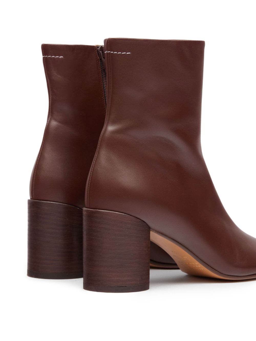 Mm6 Maison Margiela Boots Leather Brown Bovine