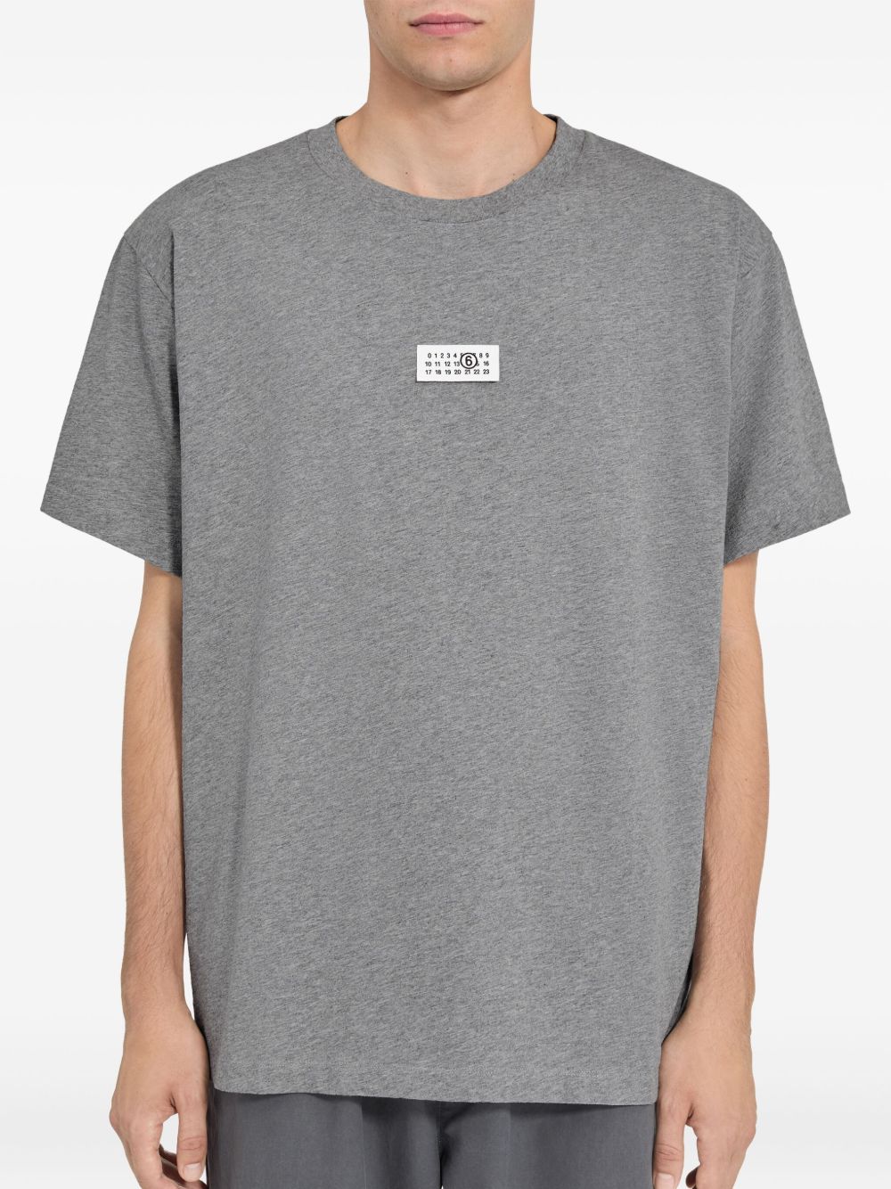 Mm6 Maison Margiela T-Shirts And Polos Grey Cotton