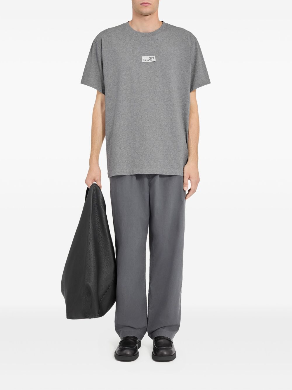 Mm6 Maison Margiela T-Shirts And Polos Grey Cotton