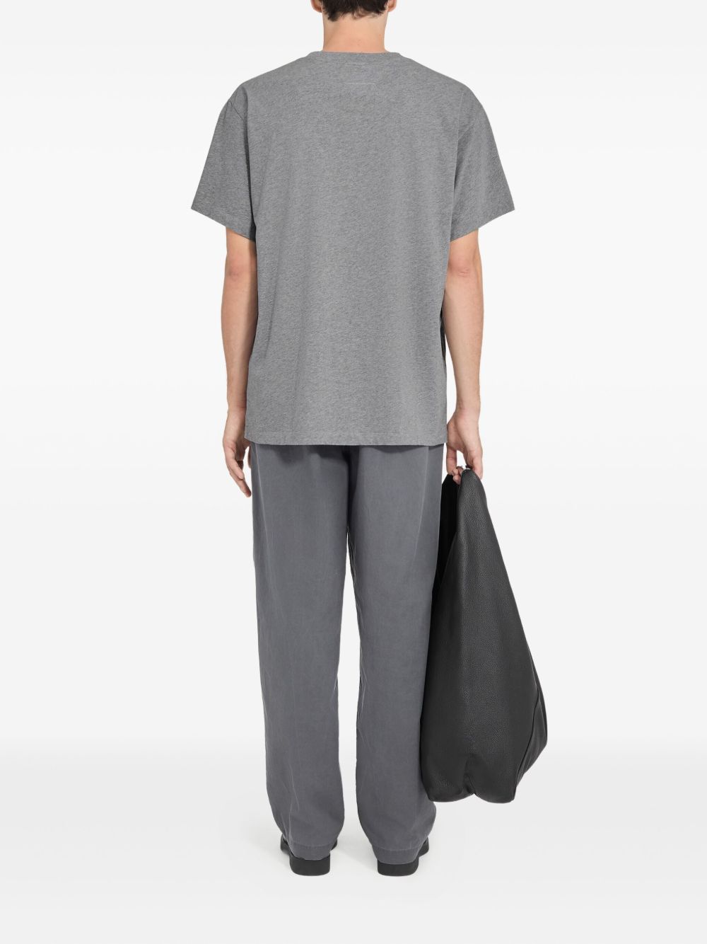 Mm6 Maison Margiela T-Shirts And Polos Grey Cotton
