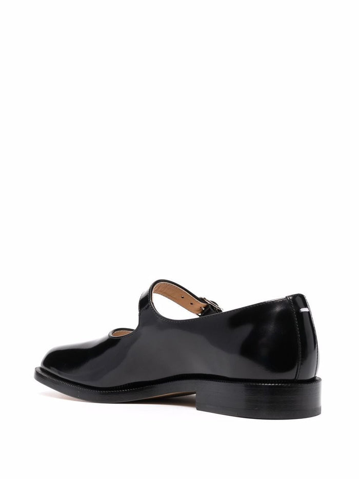 Maison Margiela Flat shoes Black Outer: Calf Leather
