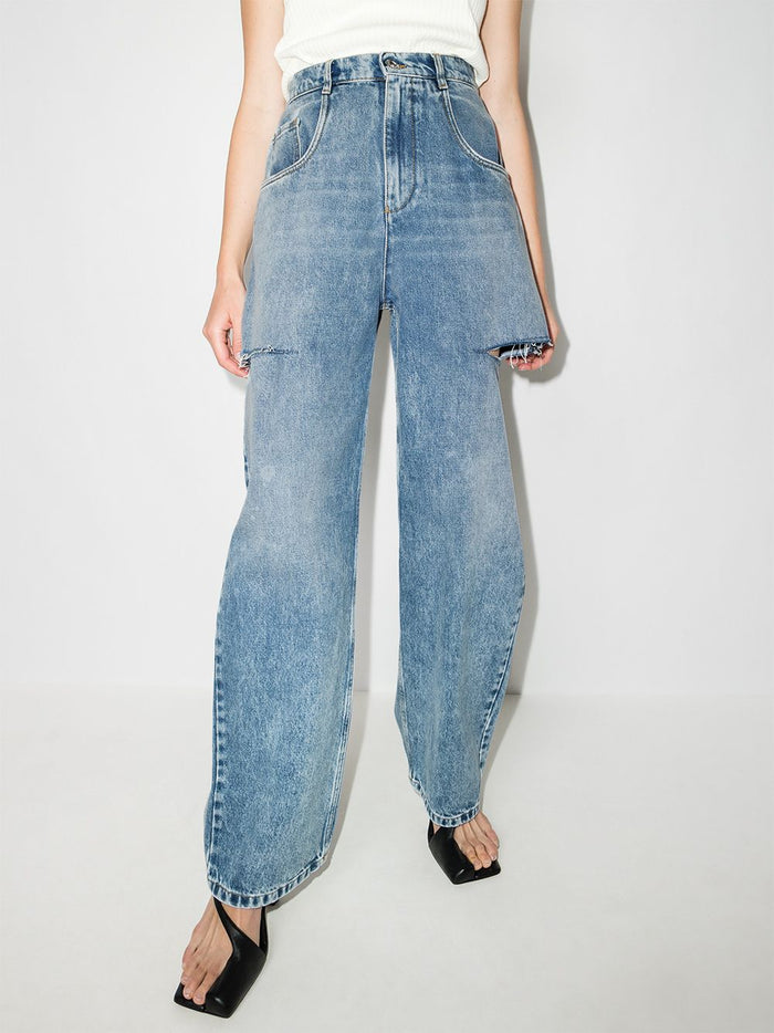 Maison Margiela Jeans Clear Blue Cotton