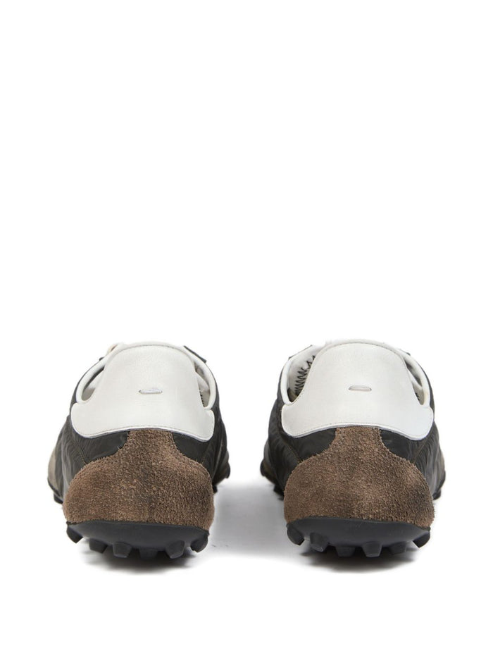 Maison Margiela Sneakers Green Calf Leather