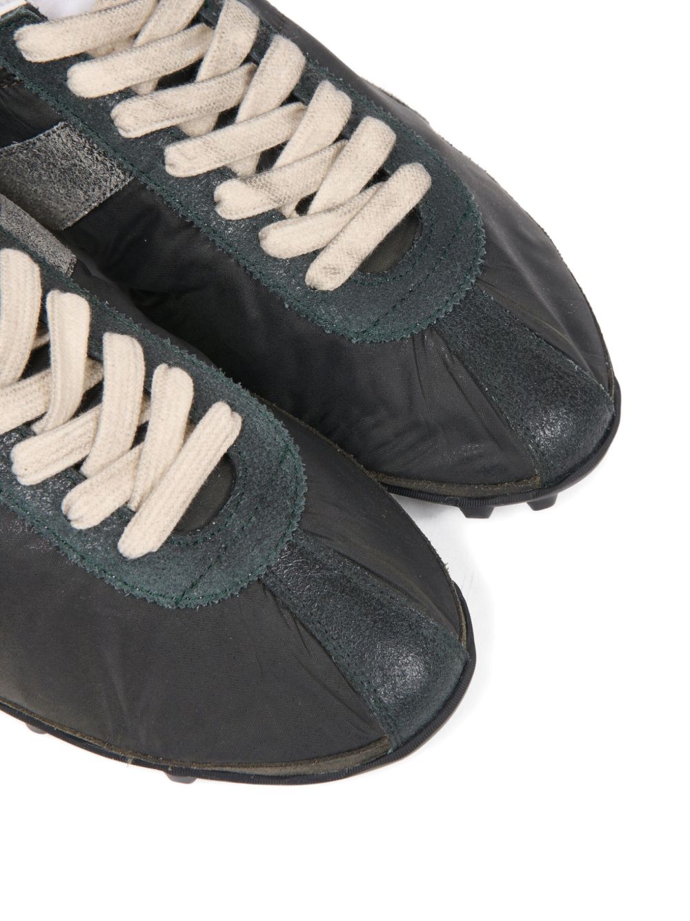 Maison Margiela Sneakers Green Calf Leather