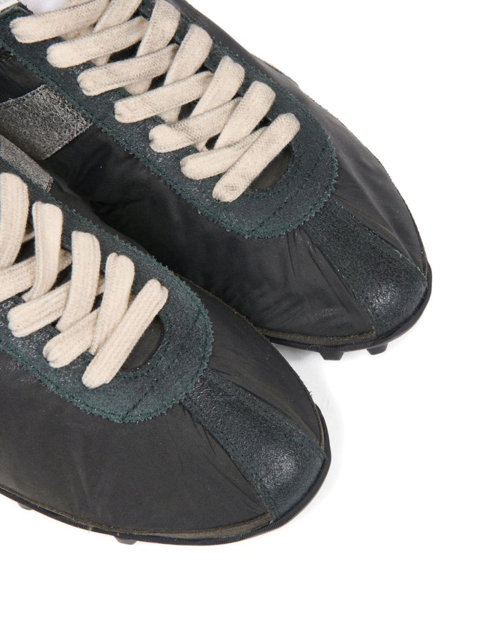 Maison Margiela Sneakers Green Calf Leather