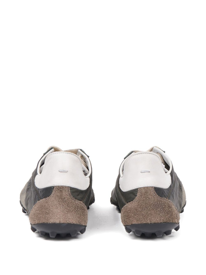 Maison Margiela Sneakers Green Calf Leather